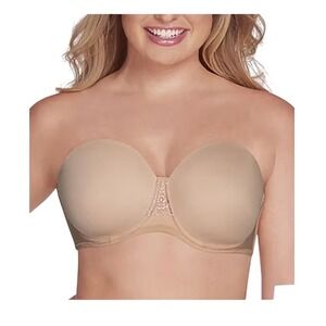 Vanity Fair Beauty Back Strapless Convertible Bra Beige 38D NWT